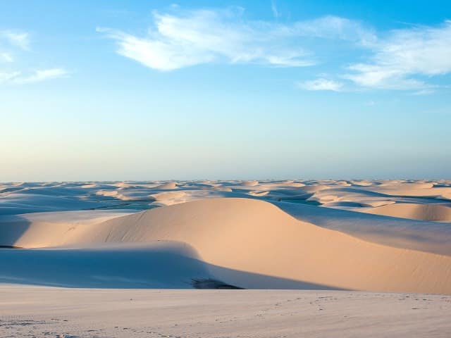 Dunas no parque nacional lencois maranhao brasil